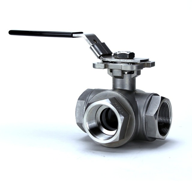 3-Way Manual Ball Valves | L-Port and T-Port Flow Control