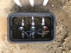 Solenoid valves installed underground