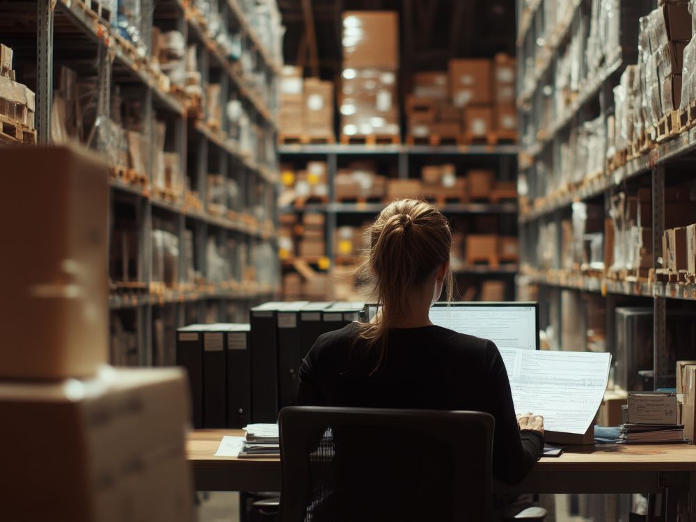 Person managing the valve stocks