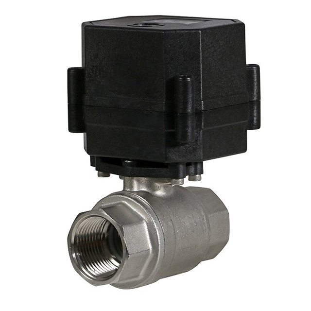 2-Way Motorized Stainless Steel Ball Valves | Electric Actuated Shut-Off Valves  - Atlantic Valves